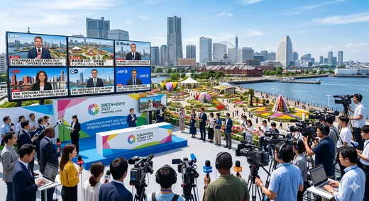 横浜・国際園芸博覧会2027——にぎわう会場のイメージ